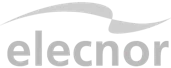 Logo de Elecnor, empresa líder en infraestructuras, energía y telecomunicaciones, simbolizando innovación y soluciones tecnológicas avanzadas.