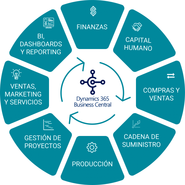 modulos navision erp