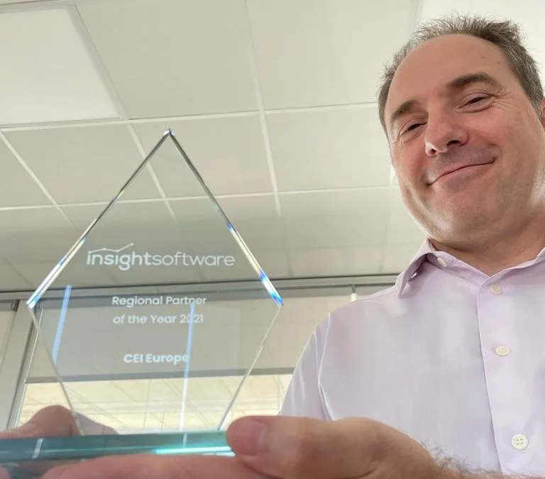 CEI Europe obtiene el premio al mejor partner de 2021 de Insight Software