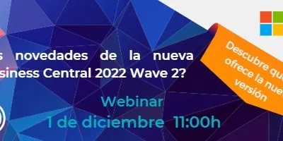 Webinar: Novedades última versión Business Central