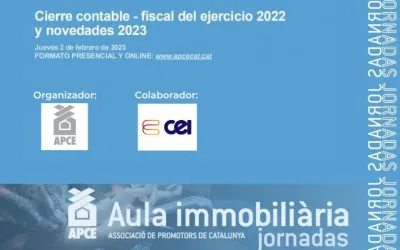 CEI Europe colaborador de la Jornada la APCE «Cierre contable-fiscal del ejercicio 2022 y novedades 2023»