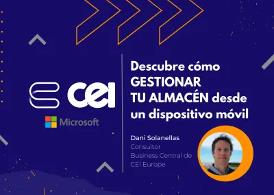 Dani Solanellas en directo desde el almacén de un e-commerce explicando la gestión de stocks para optimizar la logística.