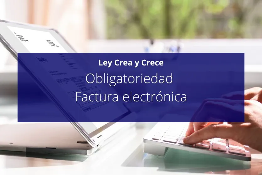 factura electronica obligacion ley crea y crece