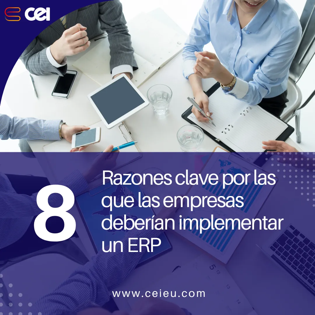 8 razones implementar ERP