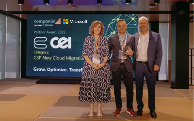 CEI Europe galardonado como mejor partner de Microsoft 2025