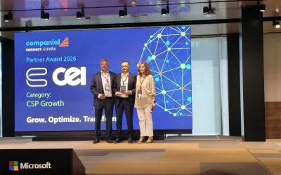 CEI Europe recibe por segundo año consecutivo el galardón CSP Growth para Microsoft Partners
