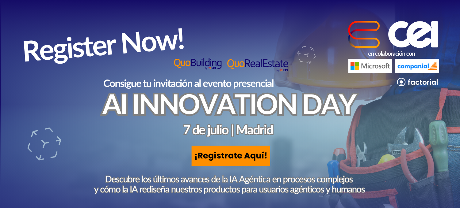 Header Landing AIID MAD register now evento quobuilding presentacion